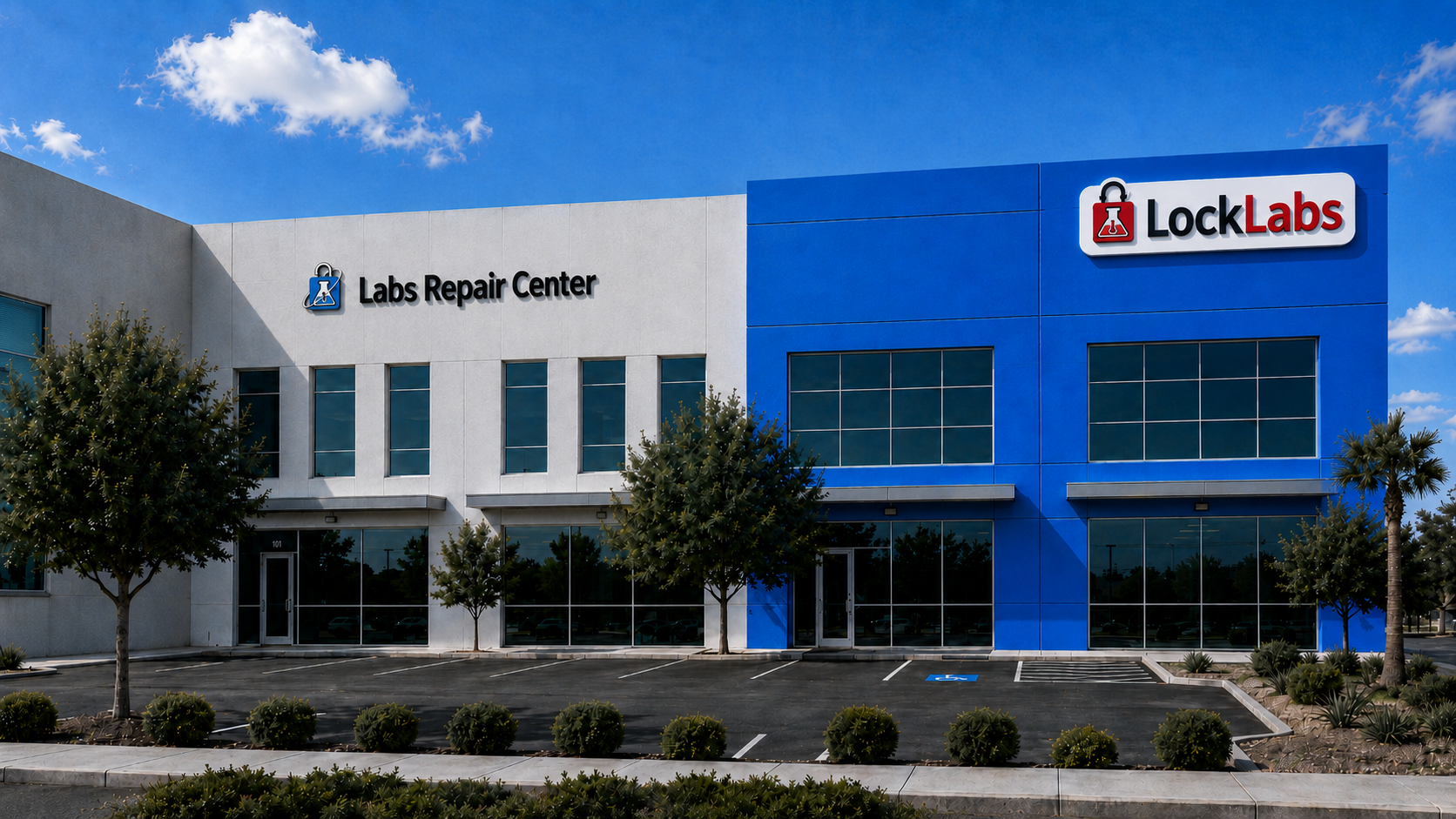 Facility concept visualization based on the real Las Vegas Lock Labs location