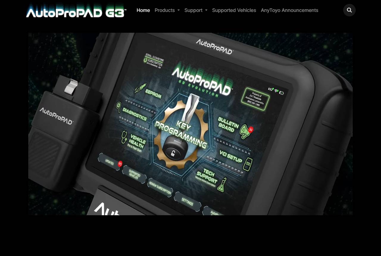 AutoProPAD brand website