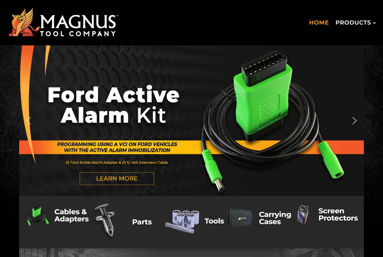 Magnus Tool Company brand website